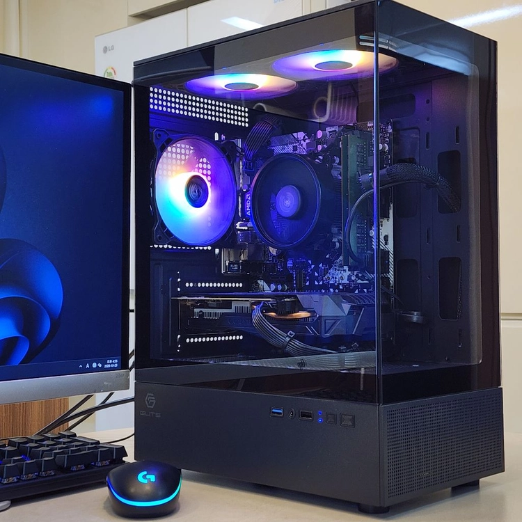 (S급)라이젠5-2600 게이밍 GTX1060,DDR4램16GB 컴퓨터 본체 이미지