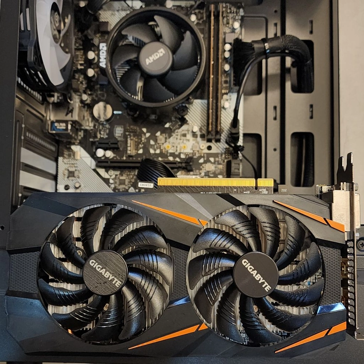 (S급)라이젠5-2600 게이밍 GTX1060,DDR4램16GB 컴퓨터 본체 이미지