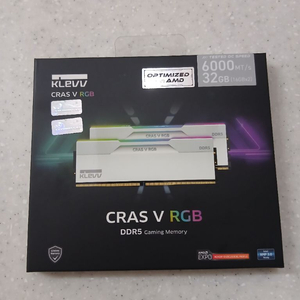 KLEVV CRAS V RGB DDR5 화이트 메모리 32GB 이미지
