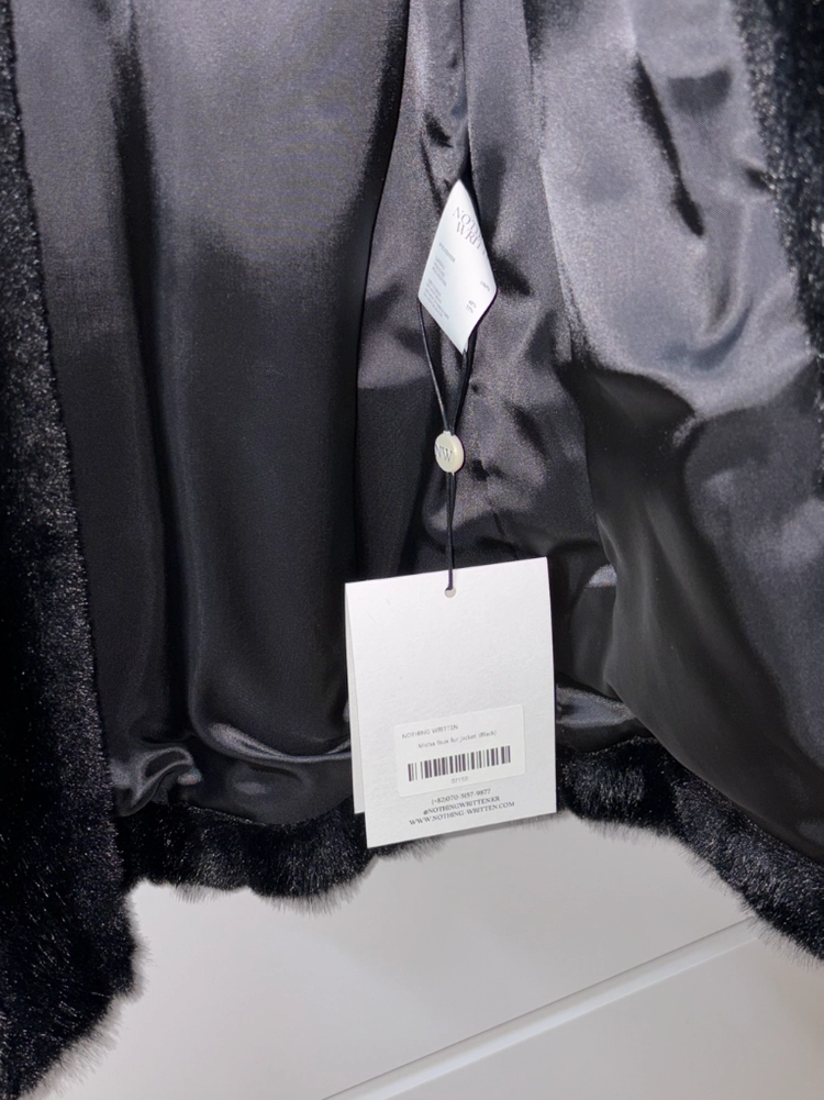 낫띵리튼 Misha faux fur jacket (black) 새상품 이미지