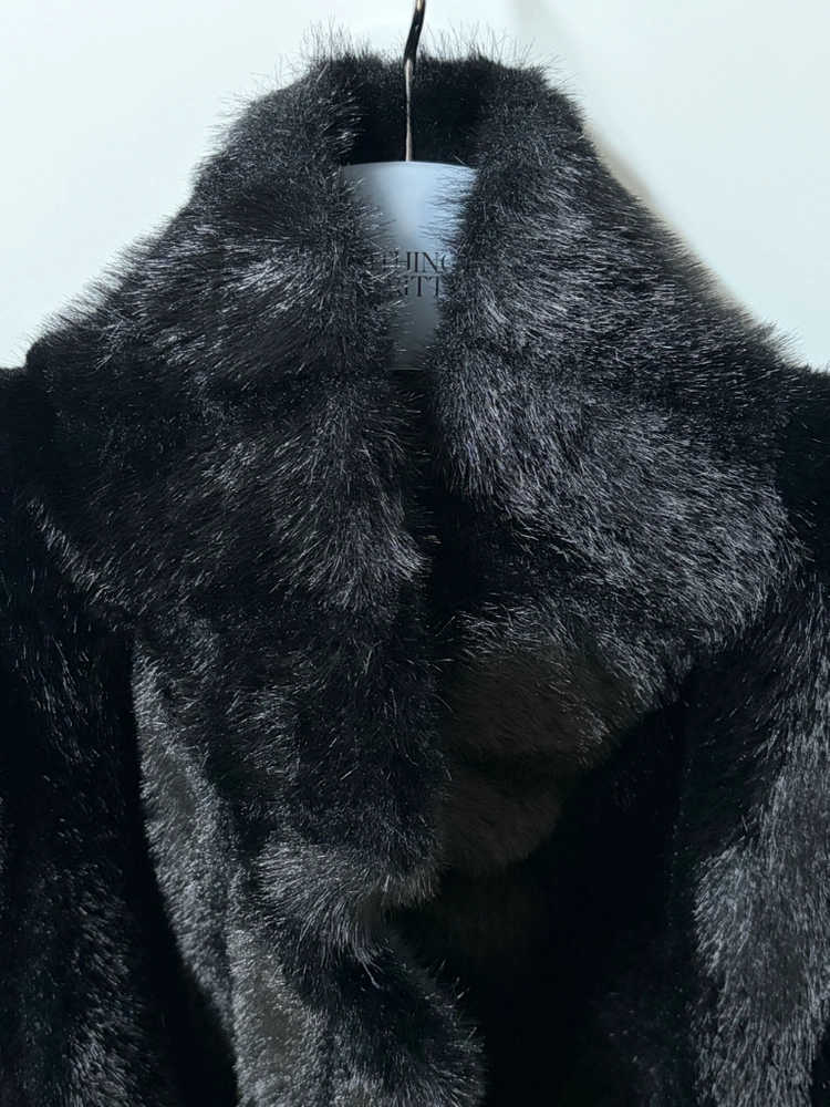 낫띵리튼 Misha faux fur jacket (black) 새상품 이미지