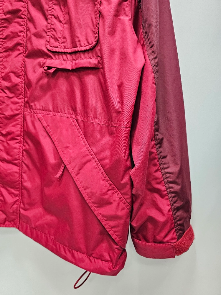 엘엘빈(L.L.Bean) 아카이브 빈티지 투톤 후드 바람막이 자켓 / 남 L (추천 105~110) 레드 버건디 이미지