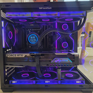 9800x3d, b850m wifi, P41 1tb, rtx 5080 뱅가드 초고사양 본체 이미지