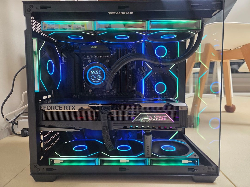 9800x3d, b850m wifi, P41 1tb, rtx 5080 뱅가드 초고사양 본체 이미지