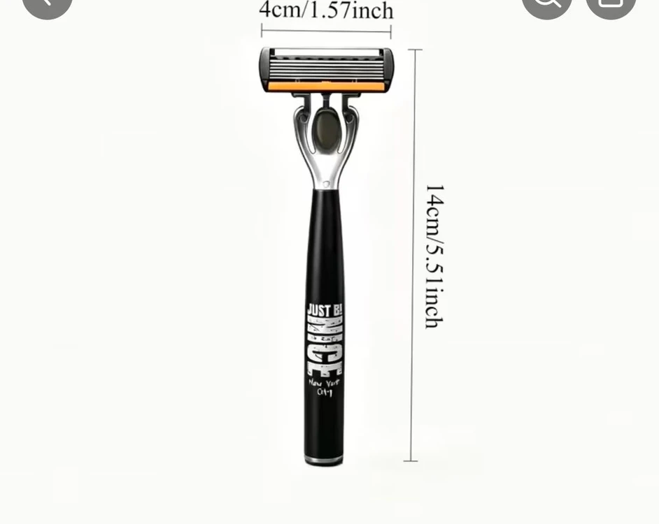 남성용 면도기 2핸드 6중날 24개 이미지