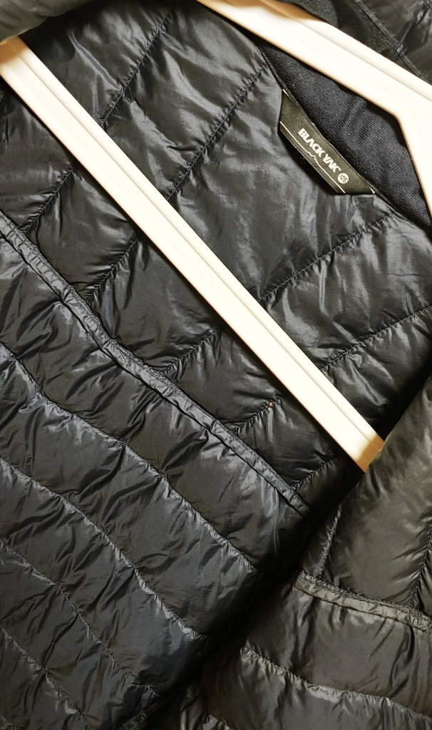 [XXL] 블랙야크 구스다운 경량 패딩점퍼 블랙636 이미지