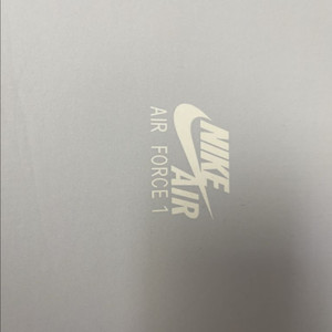(정품) 나이키 에어포스 1화이트/블랙 이미지