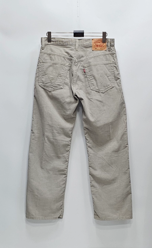 리바이스(Levis) 00S 빈티지 559 코듀로이 팬츠/ 남 32 베이지 그레이 이미지