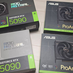 아수스 RTX5090화이트 블랙 아스트랄 프로아트 판매합니다. 이미지
