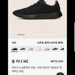 올버즈(allbirds) 울러너NZ 신발(265mm,미착화새제품) 이미지