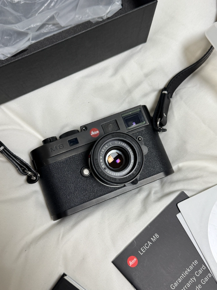 [풀박스] 라이카M8 블랙바디 + 주미크론40mm 및 액세서리 일괄 팝니다. 이미지