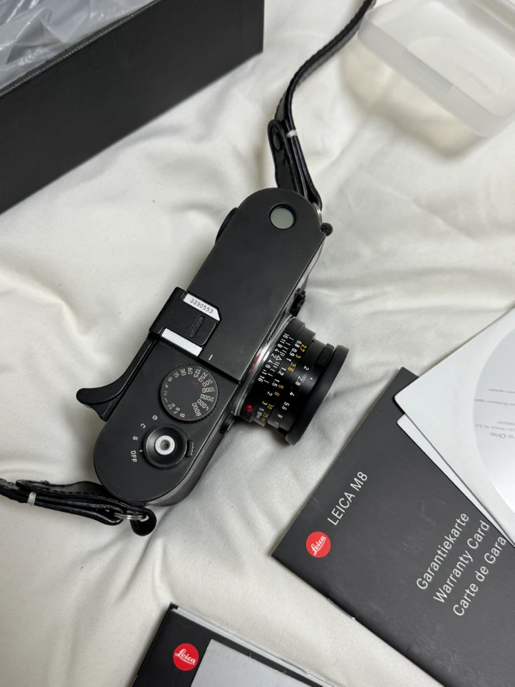 [풀박스] 라이카M8 블랙바디 + 주미크론40mm 및 액세서리 일괄 팝니다. 이미지