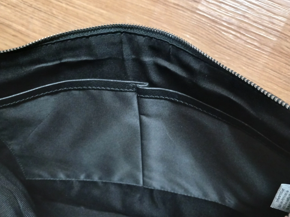 워모(정품) 남성 천연 (소가죽) 클러치백 다용도 가방 (블랙) (상태 최상급) (거의 새것) 이미지