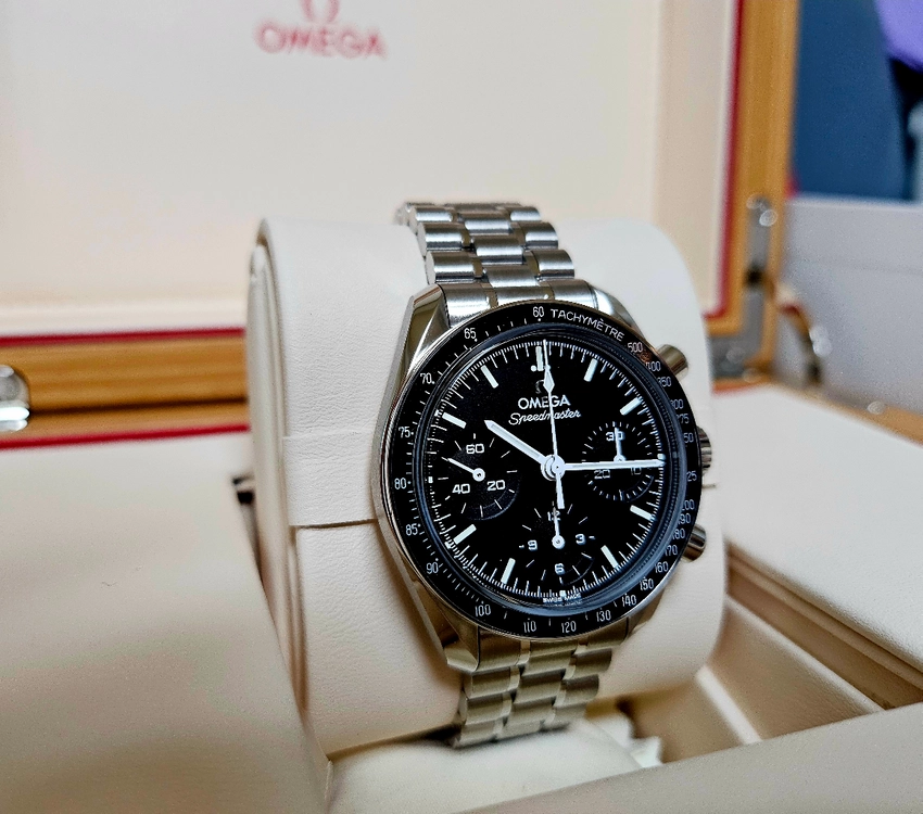 판/교)오메가 스피드마스터 38mm 검판 팝니다 (신제품,미사용) 이미지