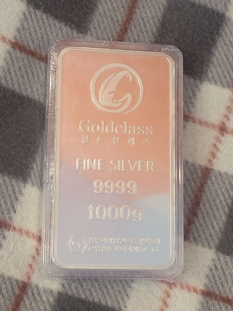 부산) 999.9 실버바1키로 팝니다. 이미지