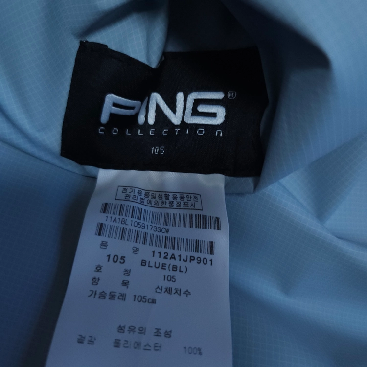PING 핑 골프웨어 바람막이 100-105 방풍자켓 이미지