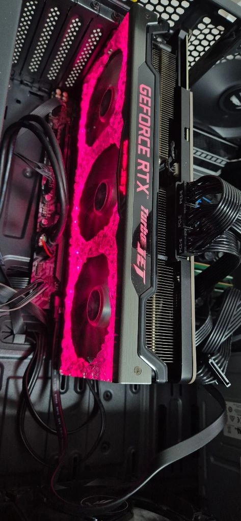 RTX 3080 터보젯 이엠텍 10GB 그래픽카드(보석바) 이미지