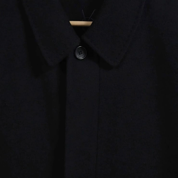 105 YSL 입생로랑 발마칸 싱글 코트 레귤러핏 블랙 이미지