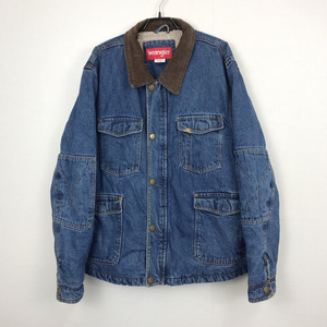 랭글러 Wrangler 90s 시어링 라이닝 워크 데님 자켓 남성XL 이미지
