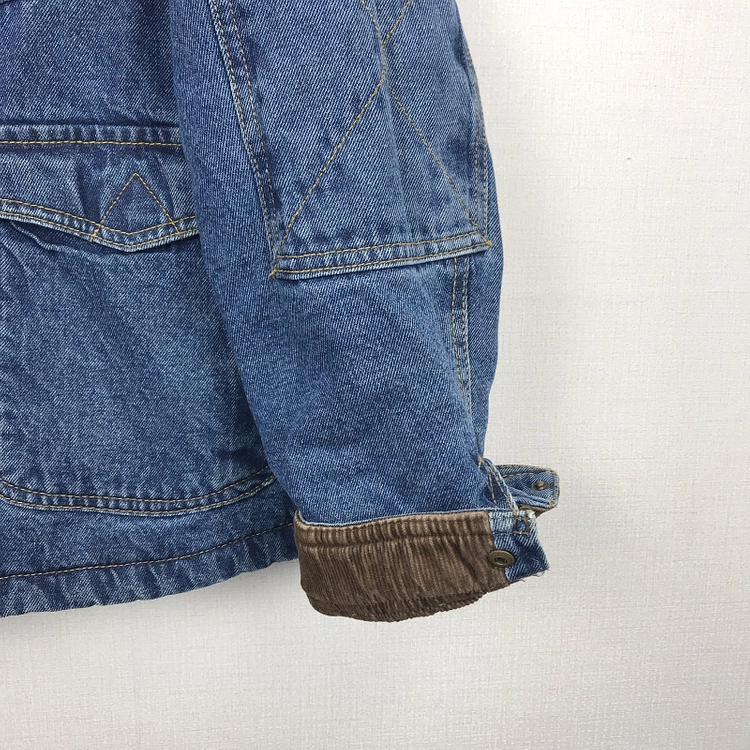 랭글러 Wrangler 90s 시어링 라이닝 워크 데님 자켓 남성XL 이미지