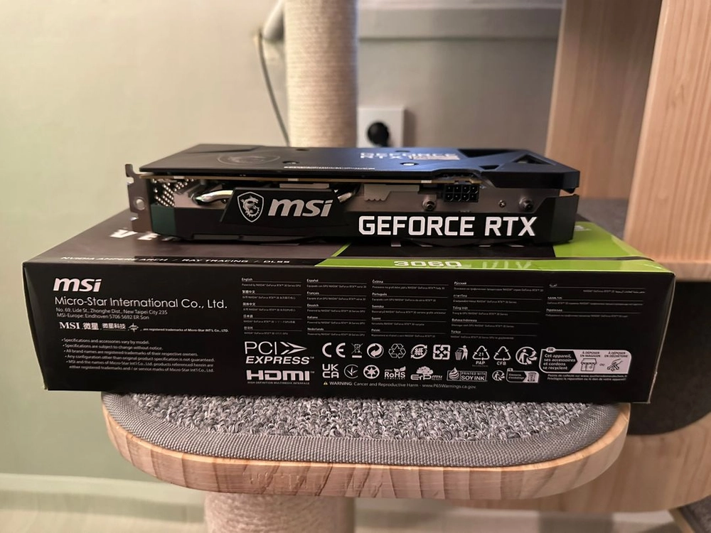 MSI RTX 3060 벤투스 2X 12GB 그래픽카드 이미지