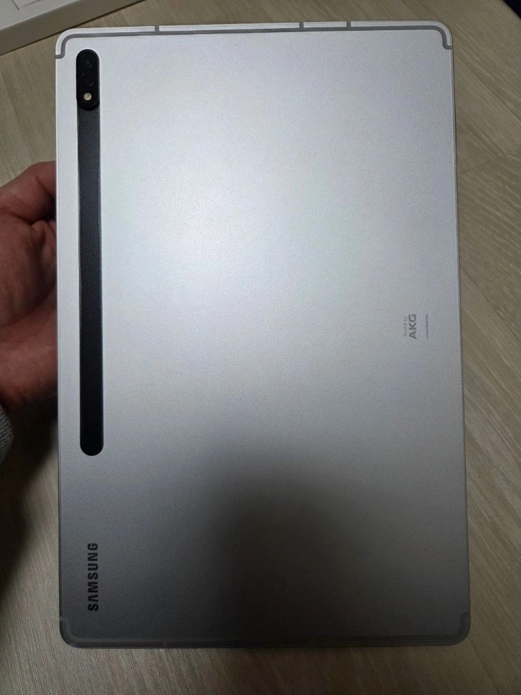 갤럭시탭 S8+ WIFI 128GB 실버 풀박스(SM-X800) 이미지