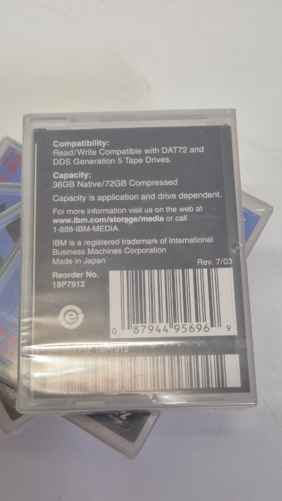 IBM 4mm DAT 테이프 (미개봉) 이미지