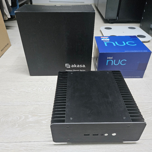 무소음pc nuc13anhi5/ i5 1340p 16g램 240g ssd/아카사 팬리스 케이스 /뮤직서버용 가능 이미지