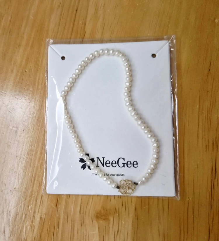 새상품>14k 스와로브스키 진주 팔찌 이미지