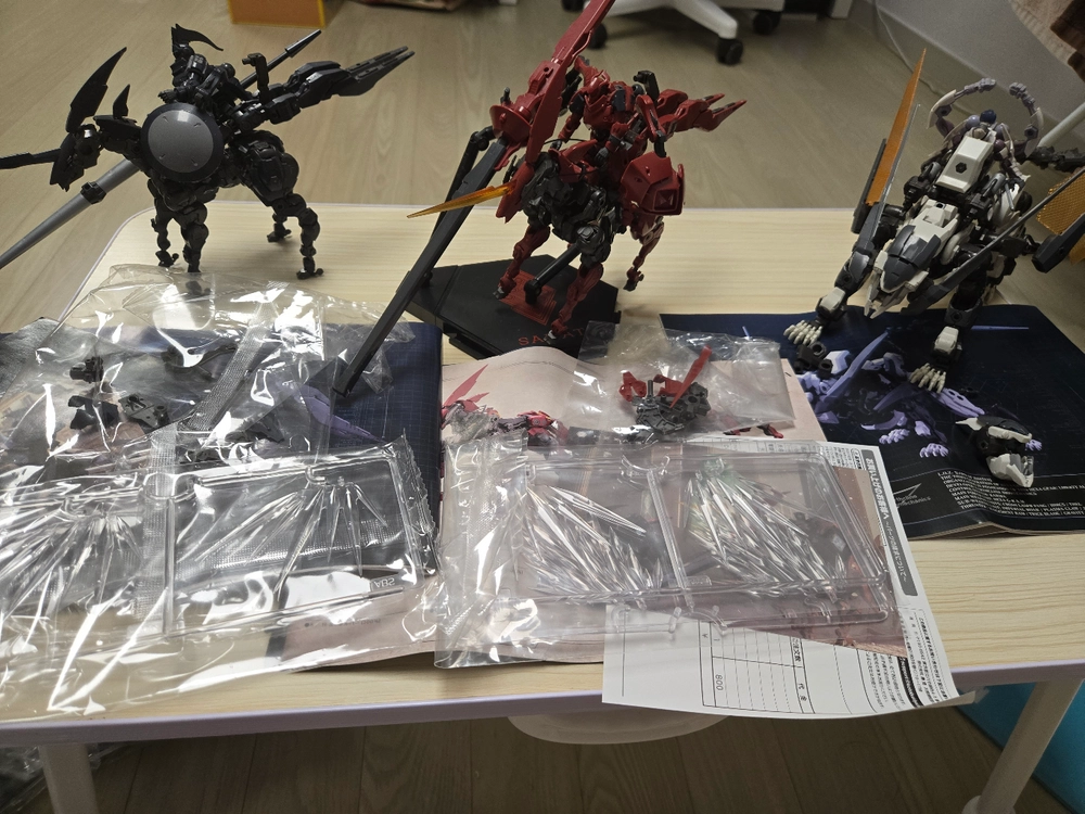 (가격할인)헥사기어 지프스프링거+거버너,퀸즈가드버전+거버너 가조립 판매합니다 이미지