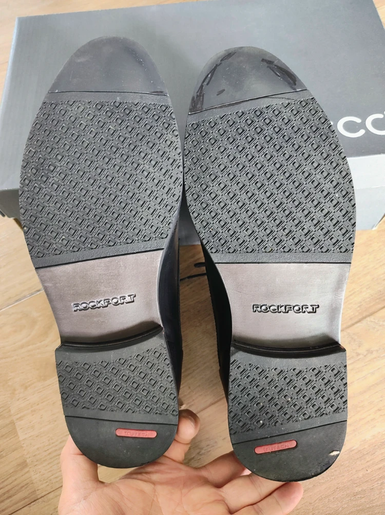 락포트 남성구두 캡토 블랙 8.5W(운동화 기준 275) 이미지