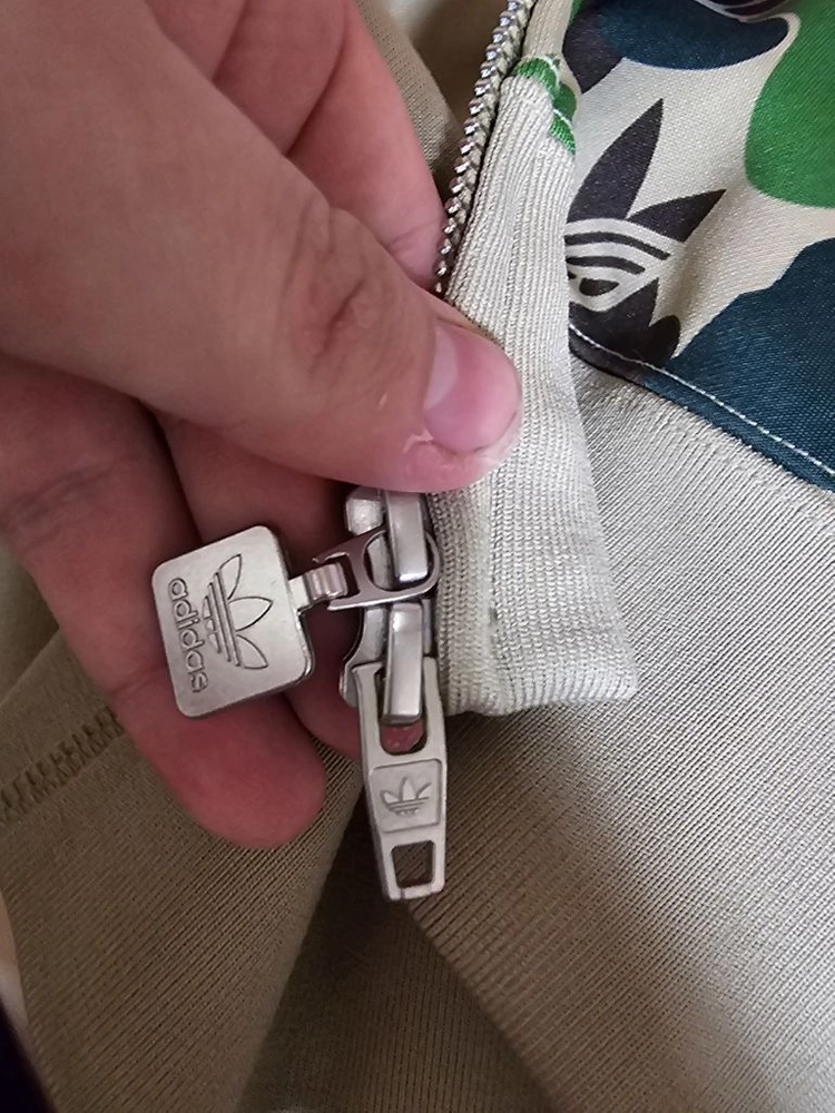 베이프 카모 샤크 후드 집업 아디다스 콜라보 us 2xl 이미지
