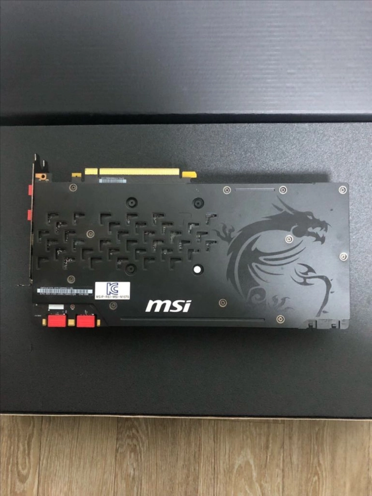 MSI 지포스 gtx 1070 그래픽카드 이미지