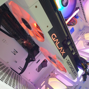 겔럭시 RTX 2070 슈퍼 8G 그래픽 카드 화이트 겔럭시 이미지