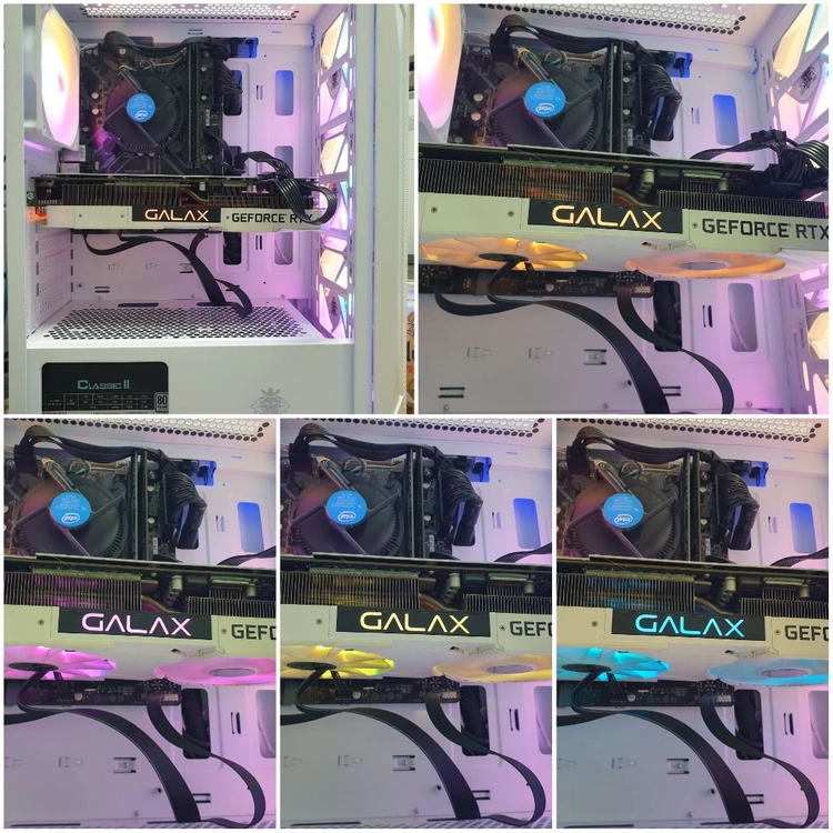 겔럭시 RTX 2070 슈퍼 8G 그래픽 카드 화이트 겔럭시 이미지