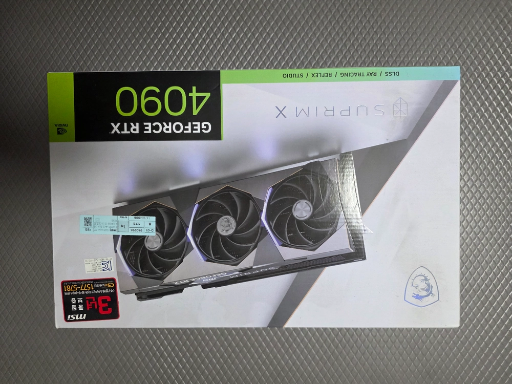 RTX 4090 msi 슈프림 - 안심되는 중고거래