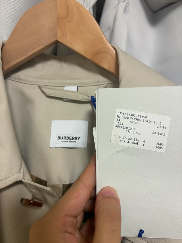 (54)버버리 펜난 트렌치 코트 베이지 새상품 이미지