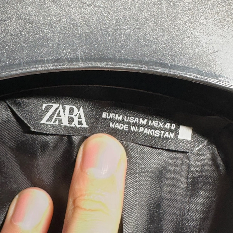 자라 ZARA 리얼레더 양가죽 라이더자켓 가죽자켓 레더자켓 바이커 더블 블랙 남성 M 이미지