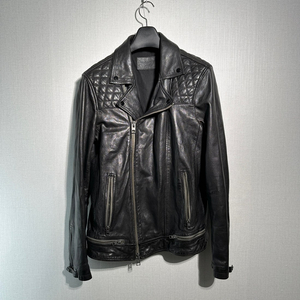 올세인츠 ALLSAINTS 콘로이 CONROY 리얼레더 양가죽 100% 라이더자켓 가죽자켓 레더자켓 바이커 블랙 남 이미지