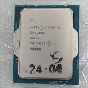 컴퓨터 인텔 12세대 CPU I3 12100 (인텔 12세대 1700소켓) 이미지