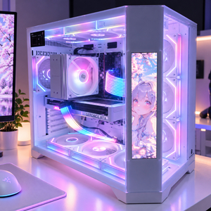 라이젠5 9600X RTX5060TI 화이트 어항PC 팝니다 이미지