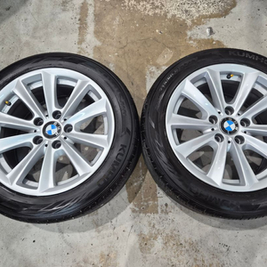 포터 전륜용 BMW 정품 17인치 휠타이어 세트 이미지