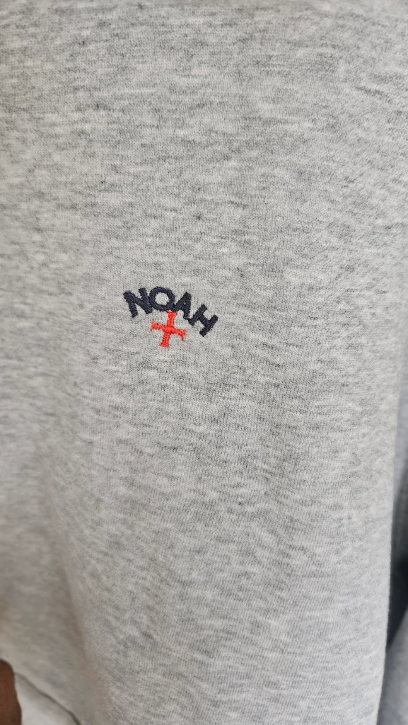 노아 (NOAH) 그레이 후드집업 XL (새상품) 이미지