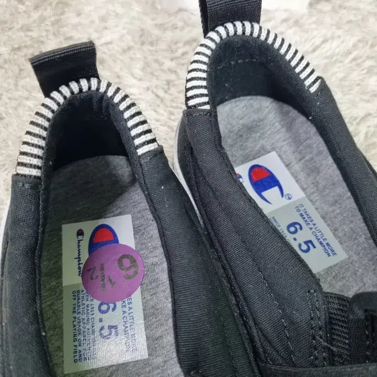 245 챔피온 블랙 밴딩로고 슬립온 a1 이미지