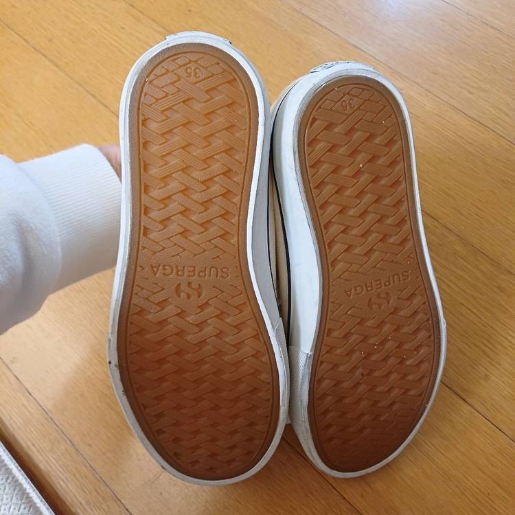 (미착용) 수페르가 스니커즈 220mm 흰색 이미지