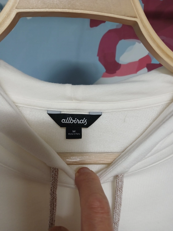 (M) 올버즈 Allbirds 아이보리 후드티 이미지