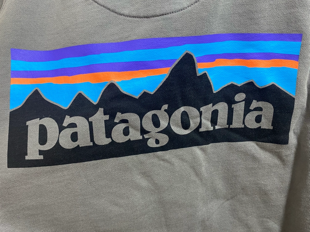 남성 파타고니아 라지 긴팔 맨투맨 셔츠 차콜색 Patagonia 이미지