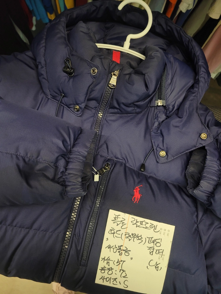 폴로 신형 기모 후드티남성 S 새상품 이미지