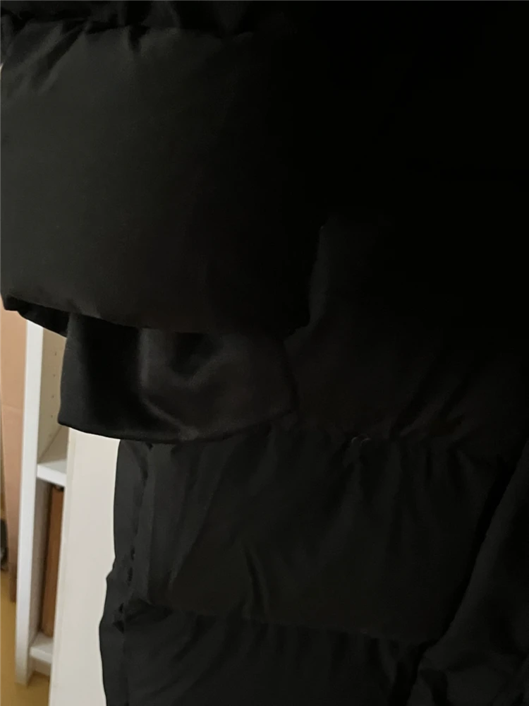 (가벼운) 커버낫 오리털 롱패딩 덕다운 M(100~105) (덤 모자) 이미지