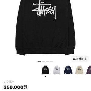스투시 베이직 후드 2023 이미지